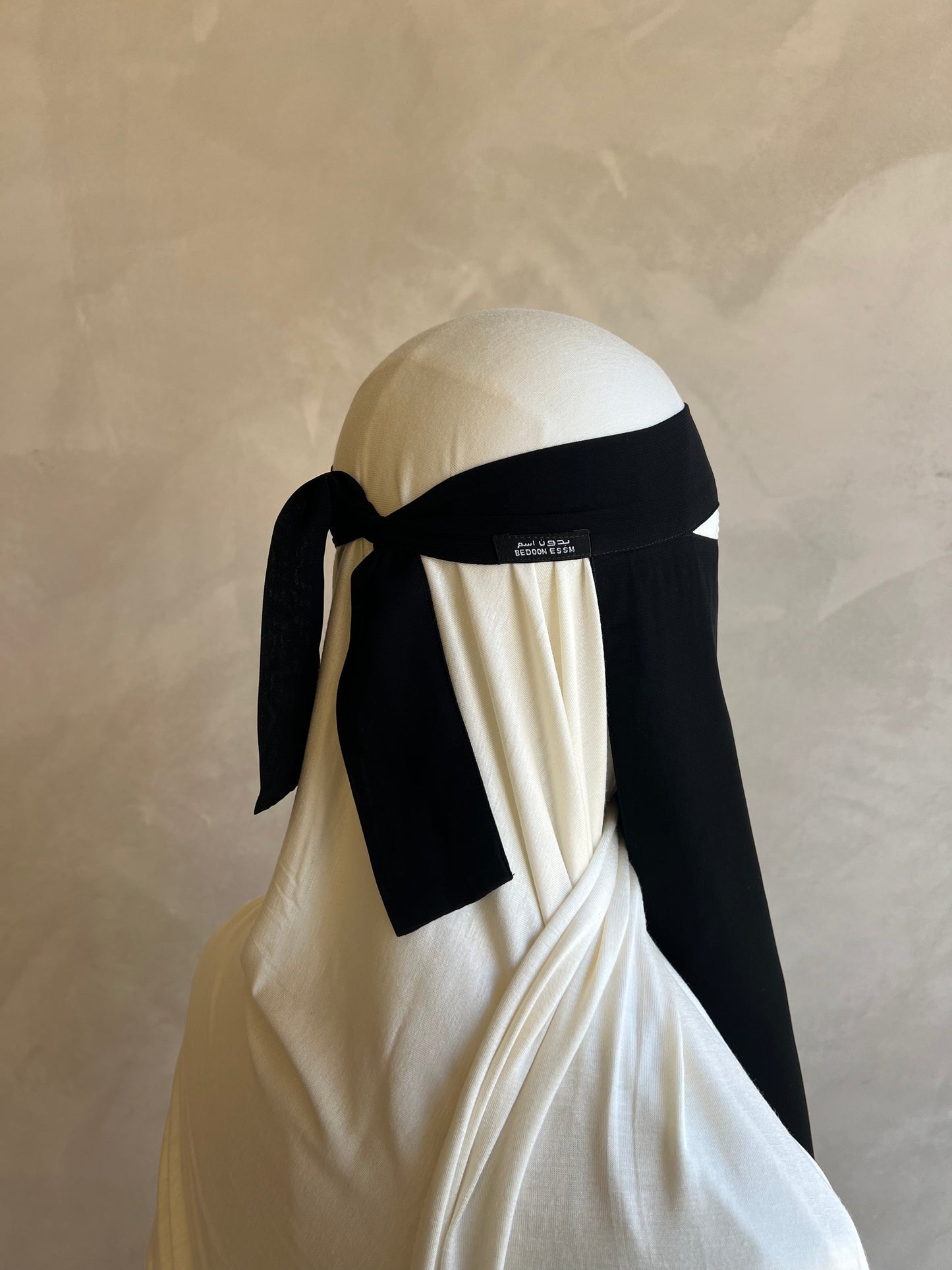 Medium tie back niqab