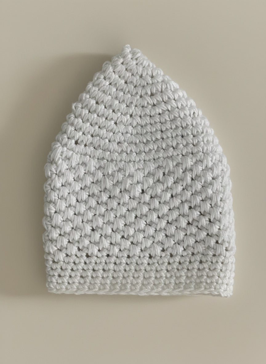 White Knitted hat
