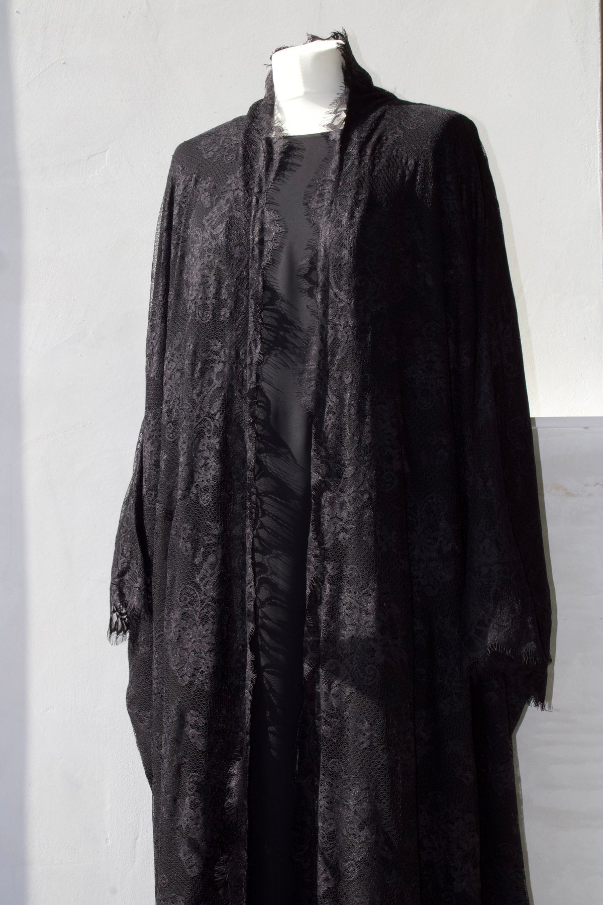 Midnight Full Lace Abaya