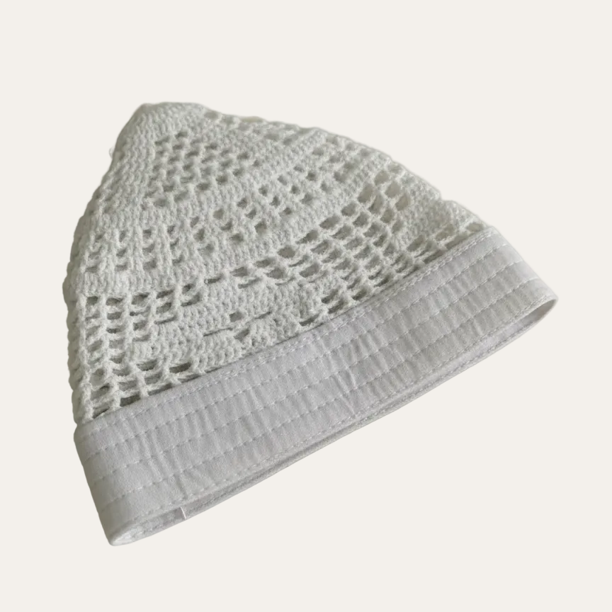 White Kuwaiti & Egyptian Hat