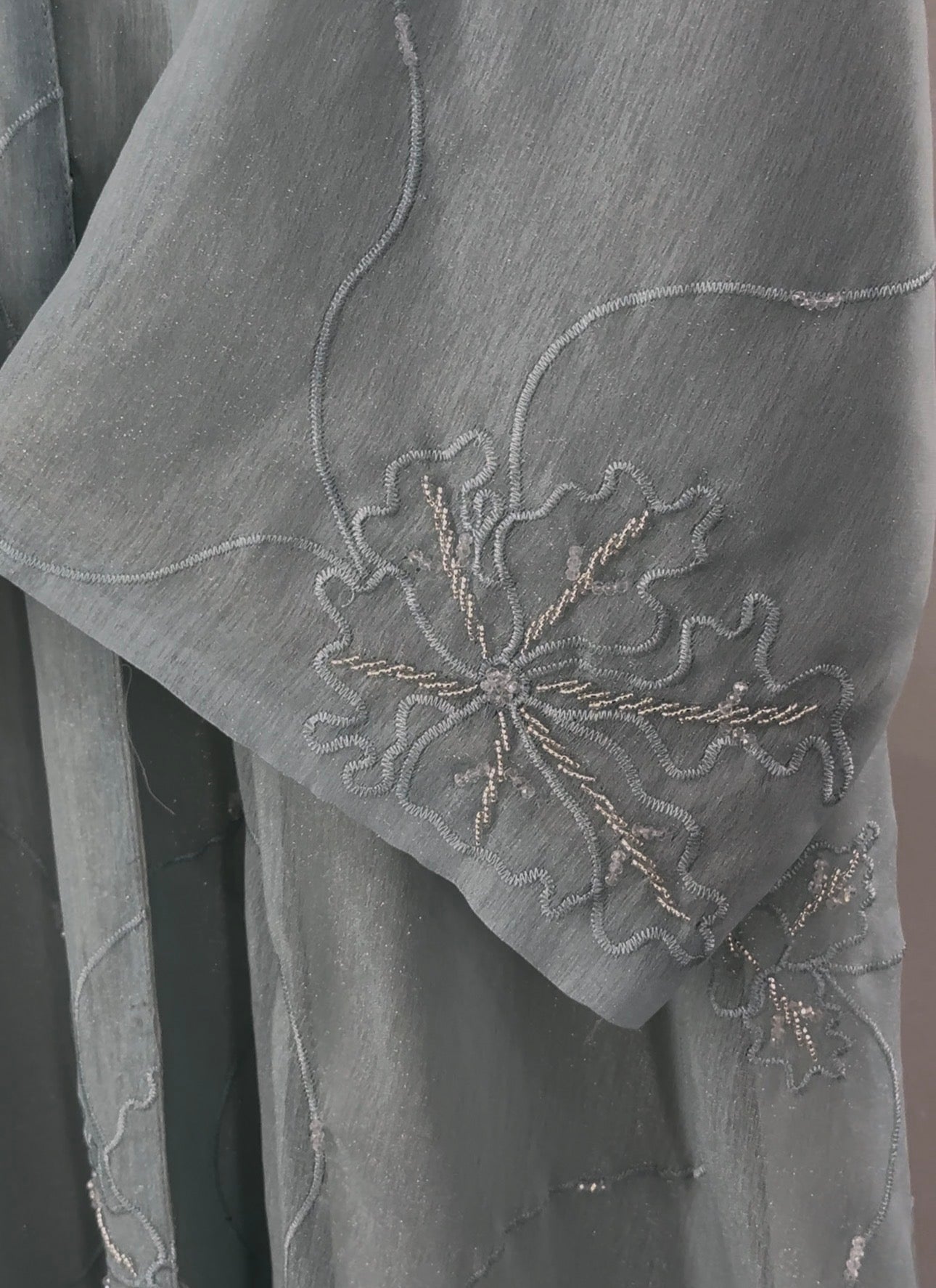 Orchid Organza Abaya