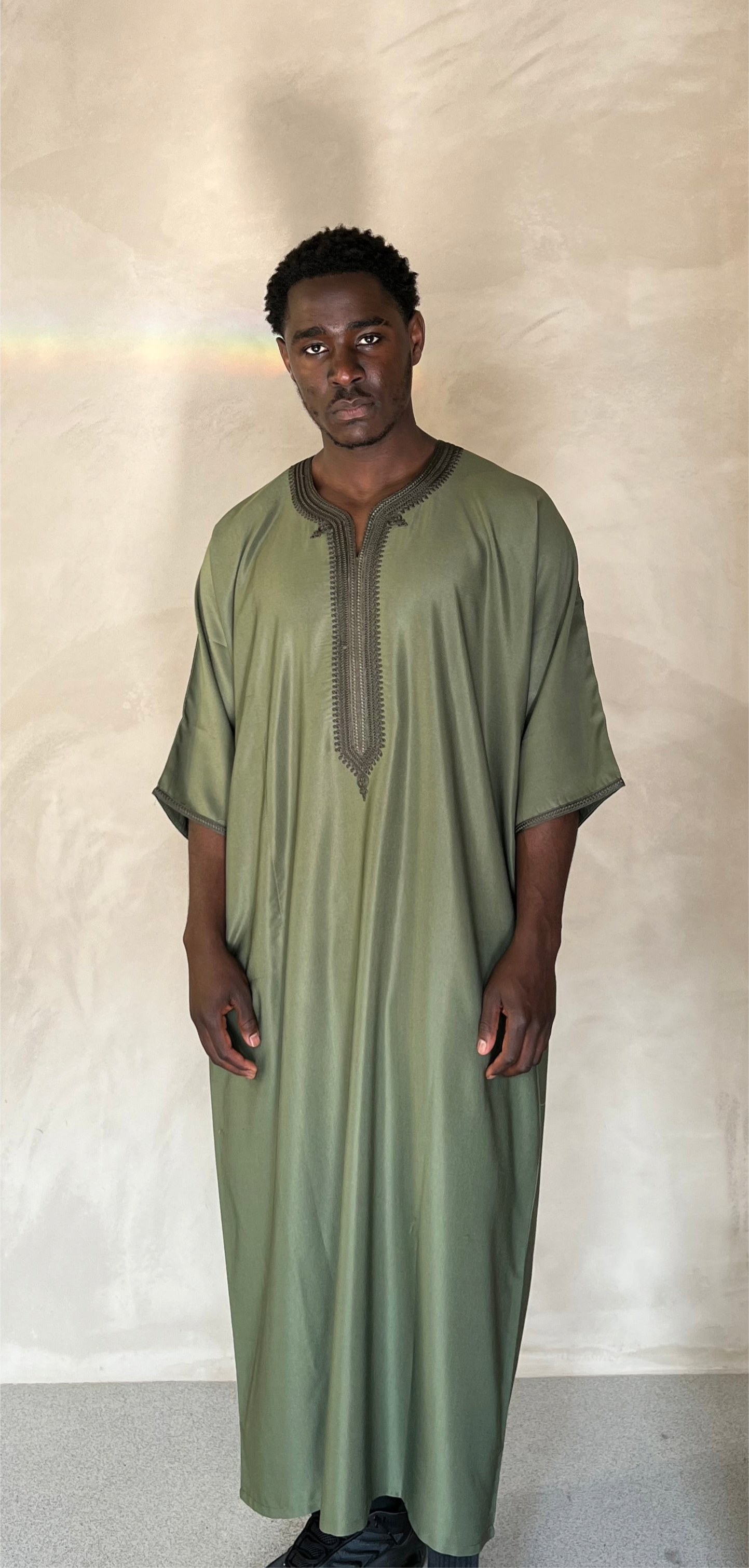 Khaki Moroccan Thobe