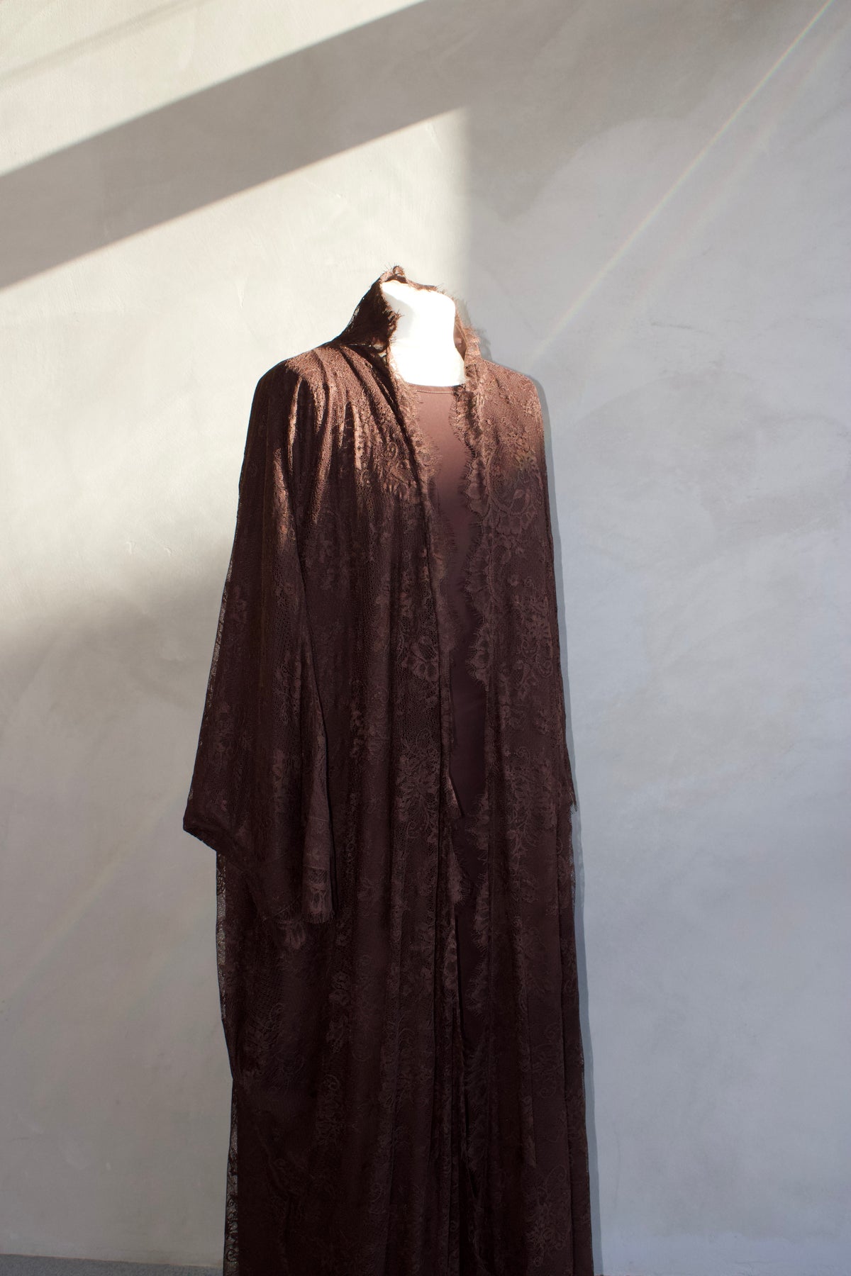 Umber Full Lace Abaya