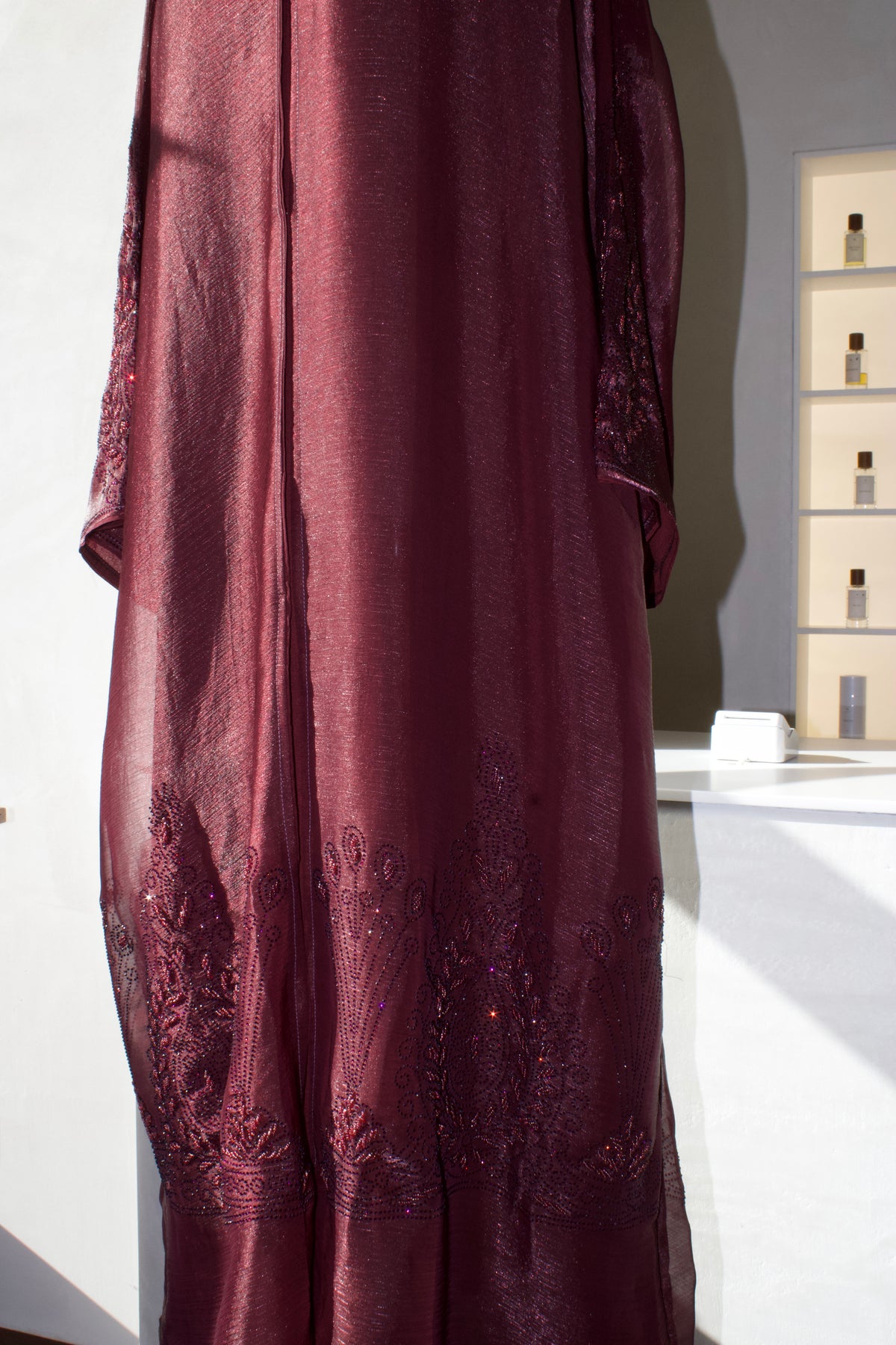 Mahogany Organza Abaya