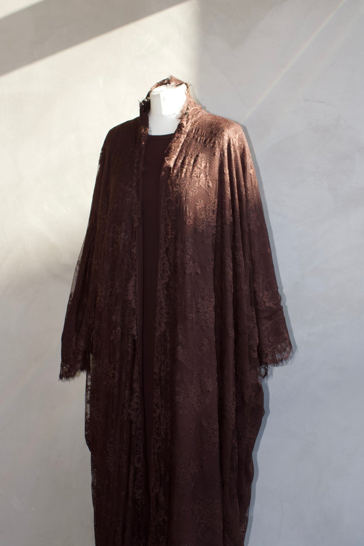 Umber Full Lace Abaya