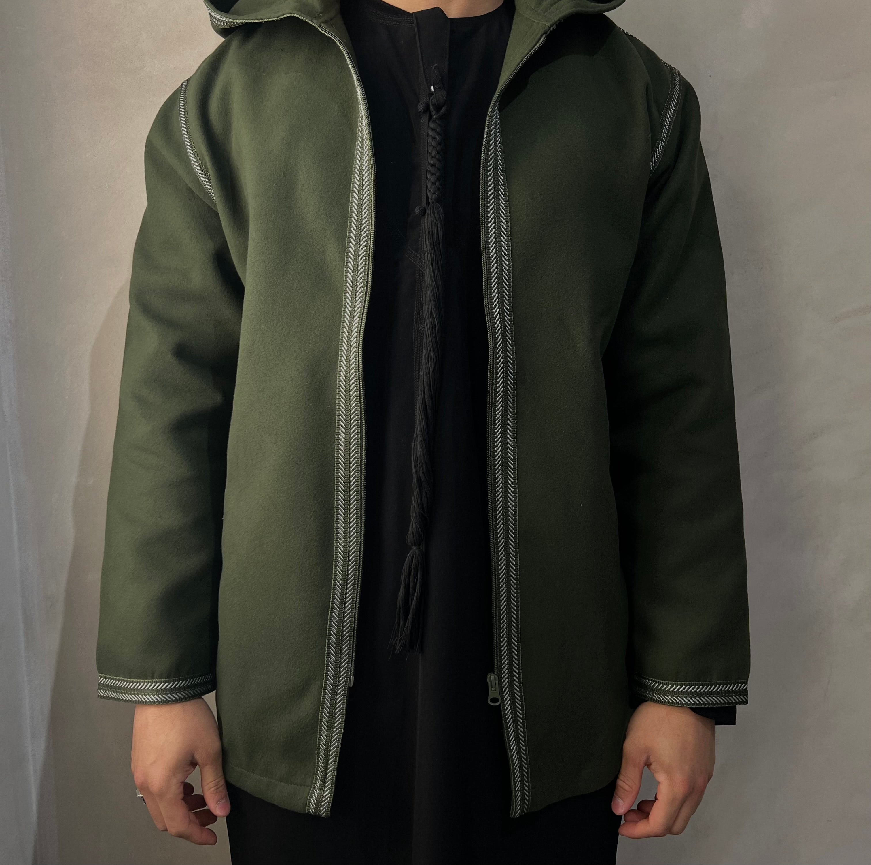 Khaki Cashmere Hoodie
