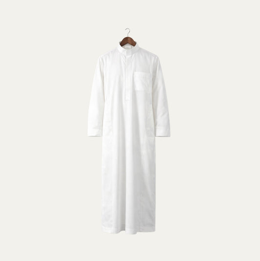 White Kuwaiti Thobe