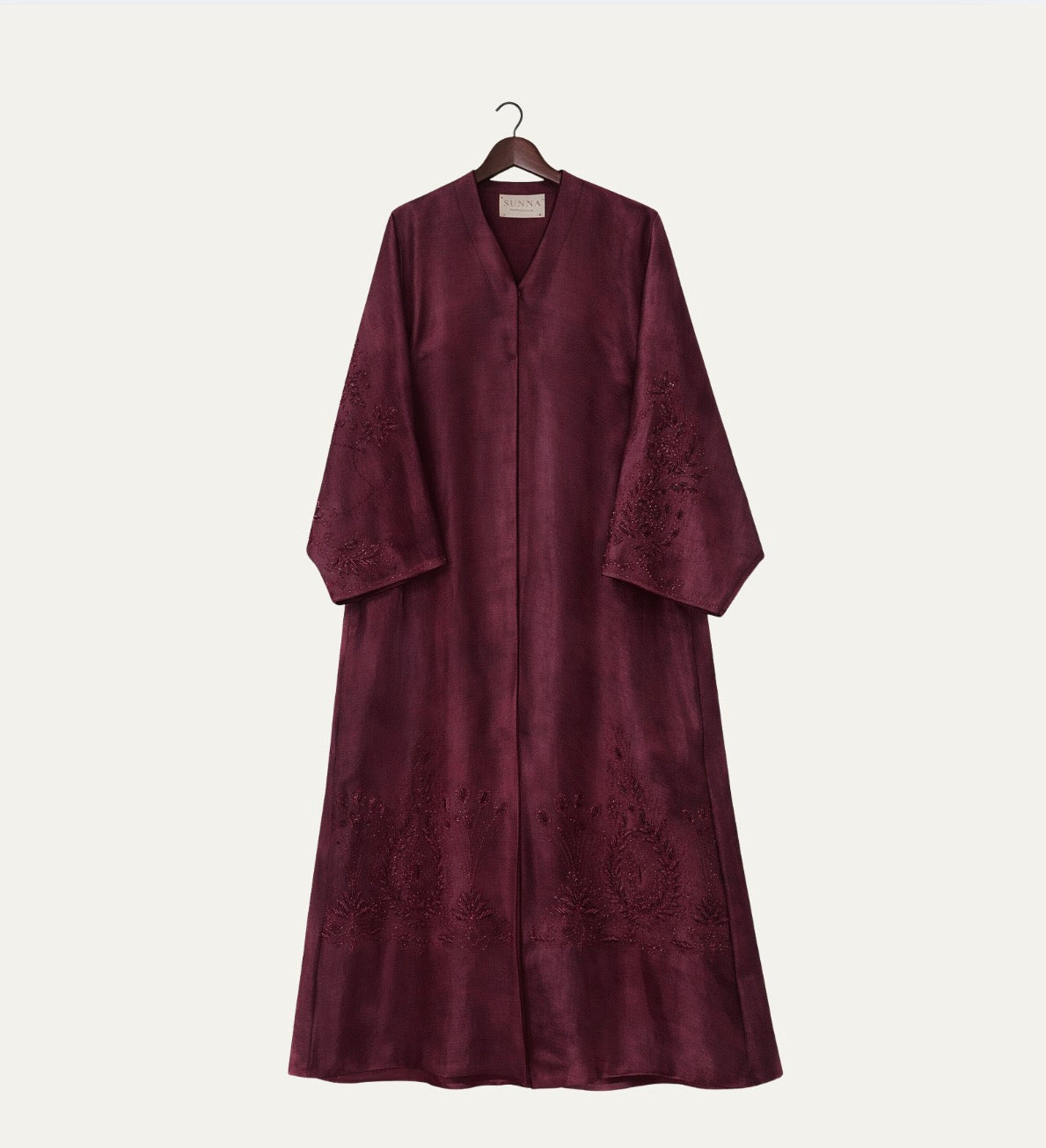 Mahogany Organza Abaya