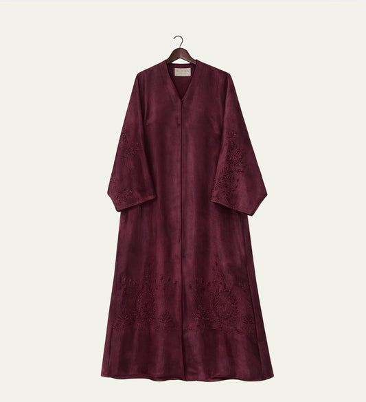Mahogany Organza Abaya