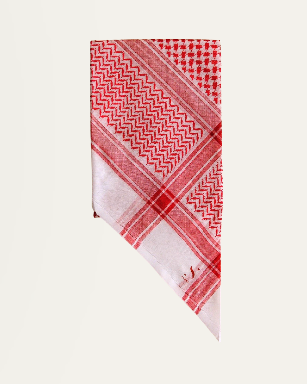 Classic Saudi Red & White Shemagh