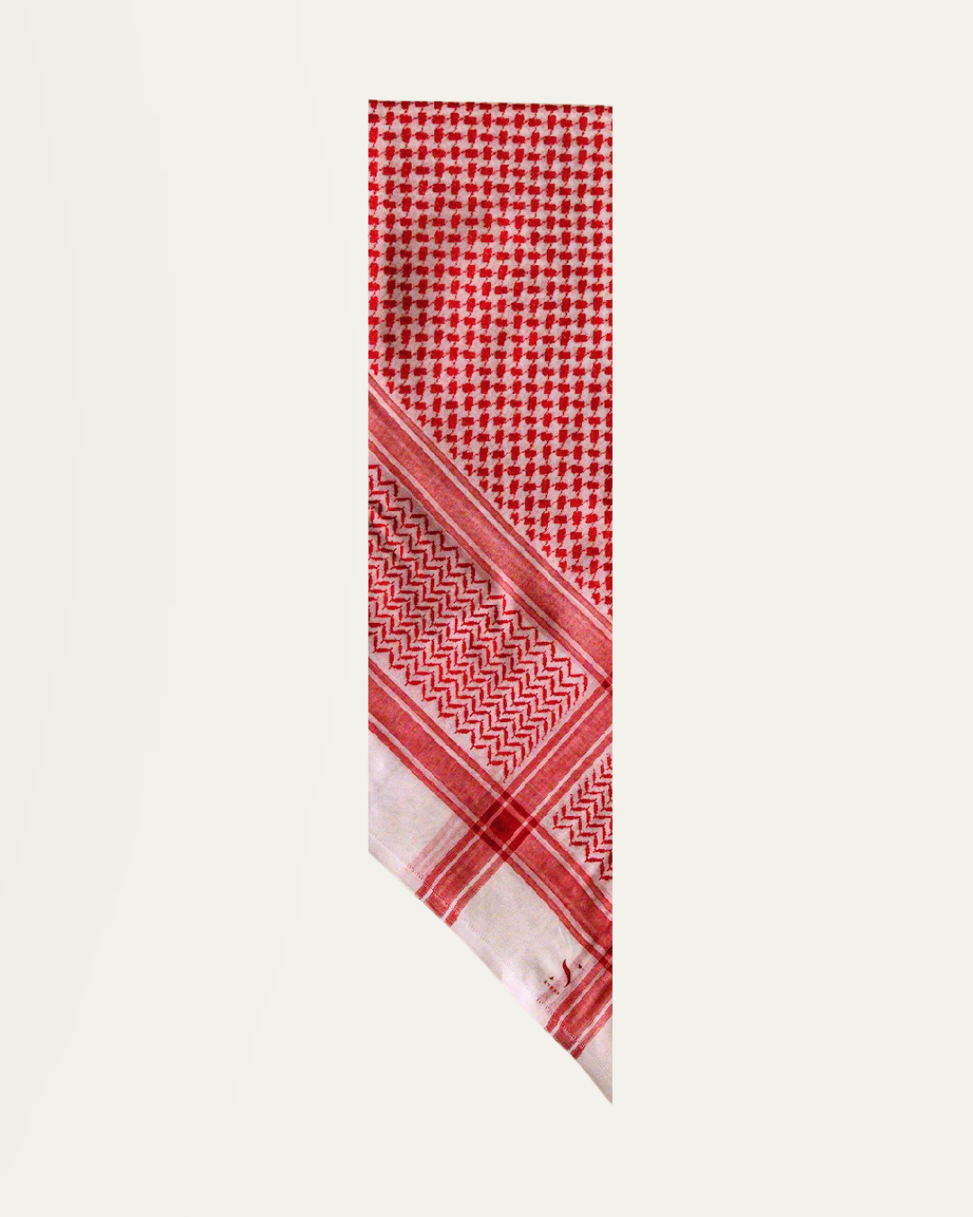 Classic Saudi Red & White Shemagh