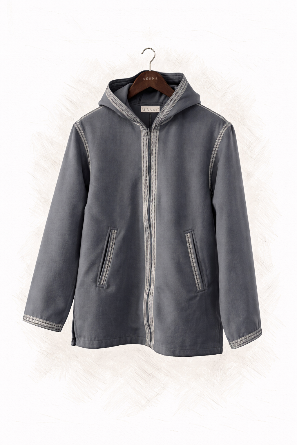 Moon Grey Cashmere Hoodie
